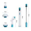 Perie rotativa electrica, ABS, 3 capete de curatare interschimbabile, Alb Trendysale.ro