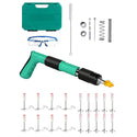 Pistol de cuie manual, multifuncțional, pentru beton și tavan – argintiu + set 100 cuie Trendysale.ro