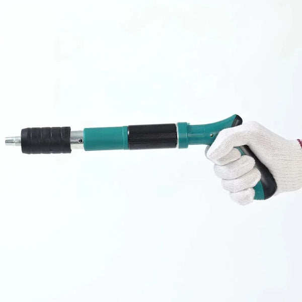 Pistol de cuie manual, multifuncțional, pentru beton și tavan – argintiu + set 100 cuie Trendysale.ro