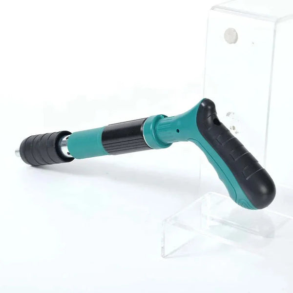 Pistol de cuie manual, multifuncțional, pentru beton și tavan – argintiu + set 100 cuie Trendysale.ro
