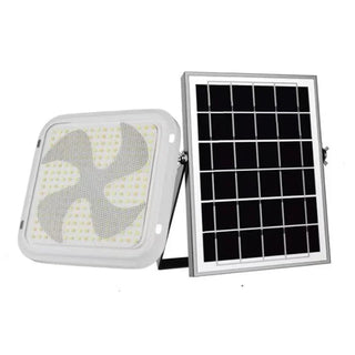 Plafoniera LED Jortan 100W cu Incarcare Solara, Lumina Rece sau Calda, Panou 23x30 cm, IP44, Telecomanda Inclusa Trendysale.ro