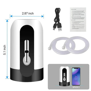 Pompa electrica cu incarcare USB pentru bidoane apa Trendysale.ro