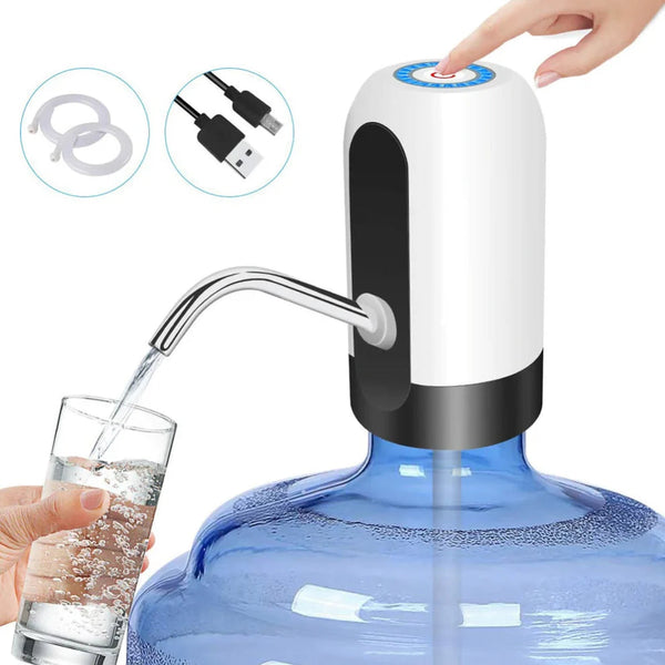 Pompa electrica cu incarcare USB pentru bidoane apa Trendysale.ro