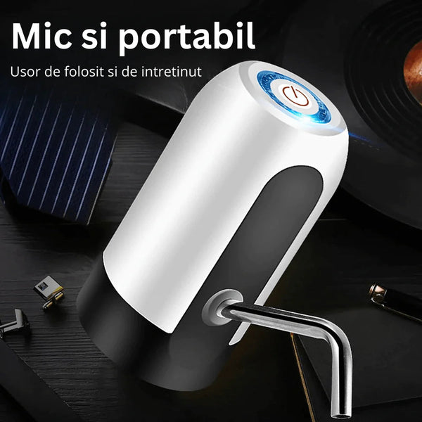 Pompa electrica cu incarcare USB pentru bidoane apa Trendysale.ro