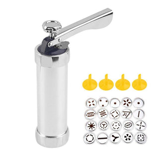Presa biscuiti si fursecuri, folosita in patiserie cu 10 forme si 4 duze Trendysale.ro