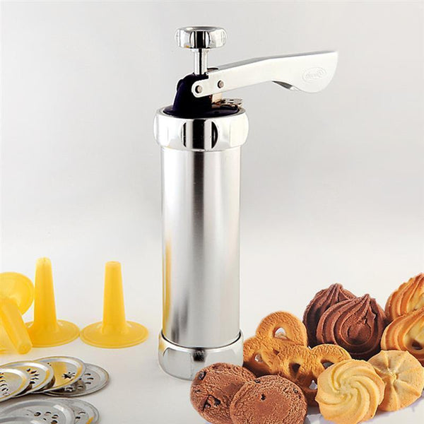 Presa biscuiti si fursecuri, folosita in patiserie cu 10 forme si 4 duze Trendysale.ro