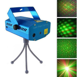 Proiector Laser cu Lumini Rosii si Verzi, Sincronizate pe Muzica Trendysale.ro