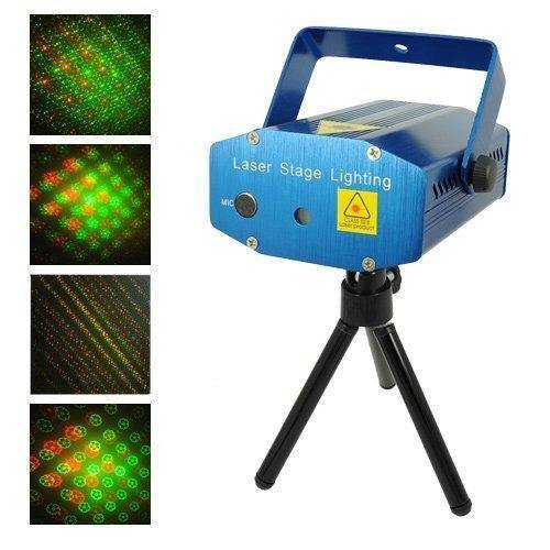 Proiector Laser cu Lumini Rosii si Verzi, Sincronizate pe Muzica Trendysale.ro
