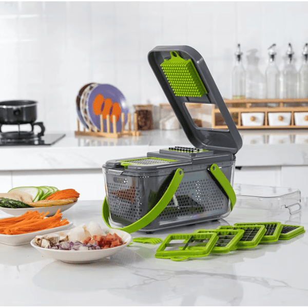 Razatoare Multifunctionala 9 in 1, Legume si Fructe, 22x Accesorii Trendysale.ro