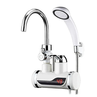 Robinet Electric pentru Apa Calda cu Dus Inclus si Montaj pe Perete, Putere 3000W Trendysale.ro