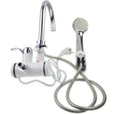 Robinet Electric pentru Apa Calda cu Dus Inclus si Montaj pe Perete, Putere 3000W Trendysale.ro