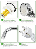Robinet Electric pentru Apa Calda cu Dus Inclus si Montaj pe Perete, Putere 3000W Trendysale.ro