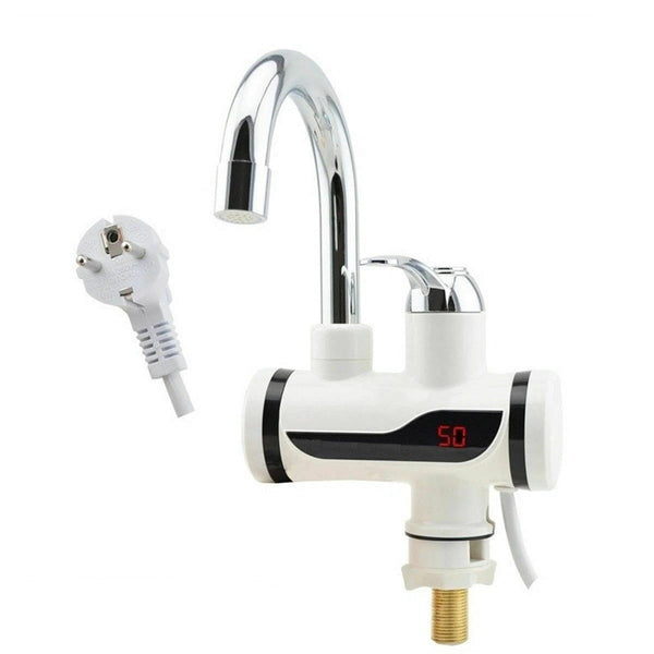 Robinet electric pentru apa calda instant, cu afisaj LCD Trendysale.ro