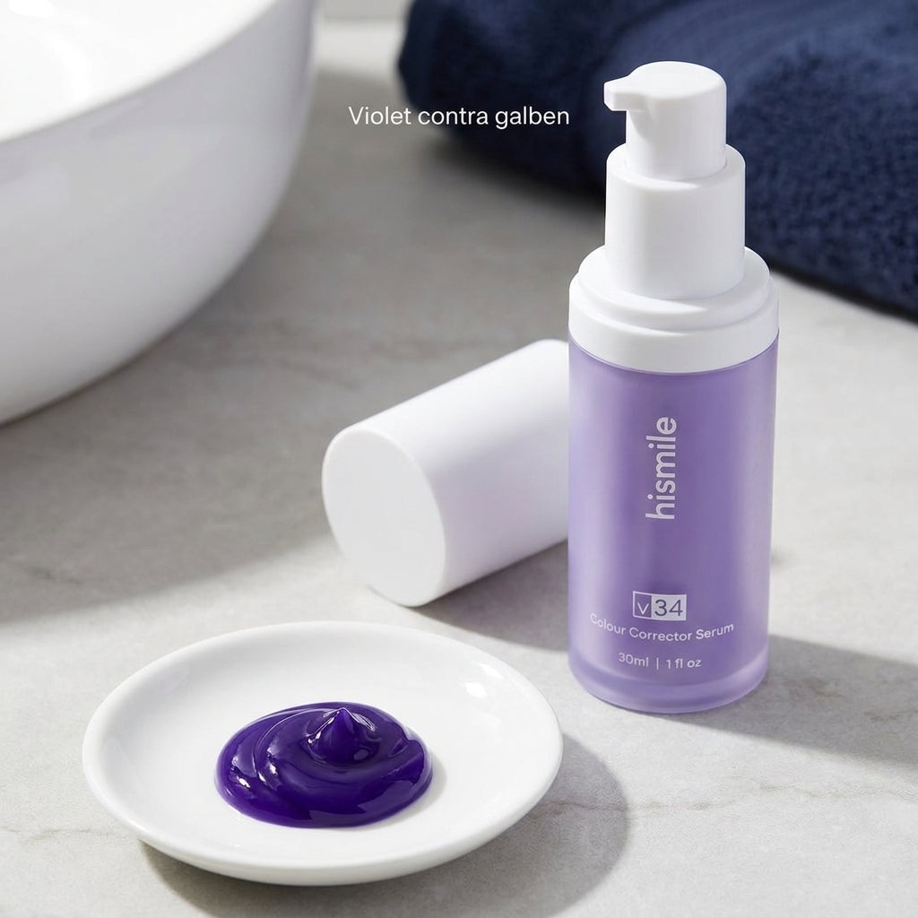 Ser Violet Corector de Culoare pentru Dinți, Neutralizează Tonurile Galbene, Flacon 30 ml
