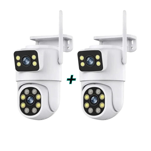 SET 2 Camere Video Supraveghere 8MP, Dubla, Wi-Fi, IP66 Trendysale.ro