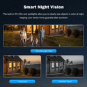 SET 2X Camere Triple Wi-Fi 6K 12MP, Audio bidirectional, AI Motion Detection, Night Vision, PTZ 355°/90°, IP66 Trendysale.ro