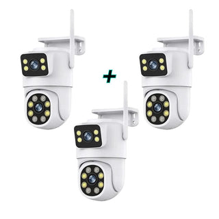SET 3 Camere Video Supraveghere 8MP, Dubla, Wi-Fi, IP66 Trendysale.ro