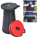 Scaun rotund portabil, retractabil, extensibil cu pliere telescopica pentru camping Trendysale.ro