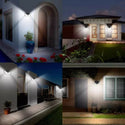 Set 10 x Lampa 100 LED cu panou solar, senzor de miscare Trendysale.ro