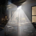 Set 10 x Lampa 100 LED cu panou solar, senzor de miscare Trendysale.ro