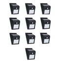 Set 10 x Lampi solare de perete cu iluminare continua si lumina 20 leduri Trendysale.ro