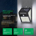 Set 10 x Lampi solare de perete cu iluminare continua si lumina 20 leduri Trendysale.ro