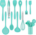 Set 11 Ustensile de Bucatarie din Silicon Antiaderent Ideal pentru Gatit Modern si Practic Trendysale.ro