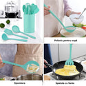 Set 11 Ustensile de Bucatarie din Silicon Antiaderent Ideal pentru Gatit Modern si Practic Trendysale.ro