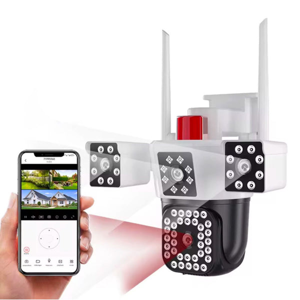 Set 2 Camere Supraveghere 4G Sentinel Pro, 2 in 1, Full HD, 360°, IP66 Trendysale.ro