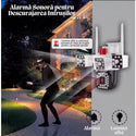 Set 2 Camere Supraveghere 4G Sentinel Pro, 2 in 1, Full HD, 360°, IP66 Trendysale.ro