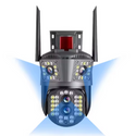 Set 2 Camere Supraveghere Tripla Exterior/Interior – 12MP, Zoom 5X, Rotire, Audio Trendysale.ro