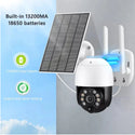Set 2 Camere Supraveghere WiFI, RJ45, Panou Solar, 3MP, Securitate Smart cu Viziune Nocturnă Trendysale.ro