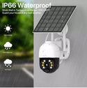 Set 2 Camere Supraveghere WiFI, RJ45, Panou Solar, 3MP, Securitate Smart cu Viziune Nocturnă Trendysale.ro