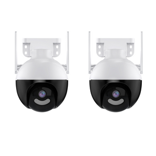 Set 2 Camere Supraveghere WiFi 5MP, PTZ 360°, Viziune Nocturnă Color, IP66 Trendysale.ro