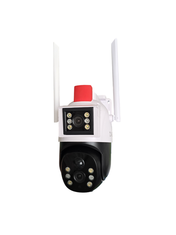 Set 2 Camere de Supraveghere Solara cu Dubla Lentila, 4G SIM, Dasgut, 2x3MP + Card 32GB Trendysale.ro