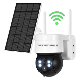 Set 2 Camere supraveghere WiFi, 5MP cu Panou Solar, Detecție PIR și Baterie 7500mAh Trendysale.ro