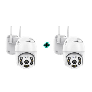 Set 2 Camere supraveghere exterior, rotativa, WI-FI, IP66, Full HD 1080p Trendysale.ro