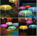 Set 2 Lămpi Solare Palmier cu Fibra Optică LED RGB, 54 cm, IP44 Trendysale.ro