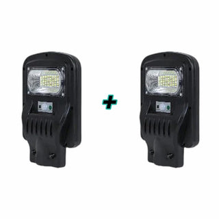 Set 2 Lampi Solare cu Telecomanda si Suport Metalic, Putere 50W Trendysale.ro