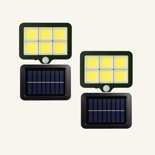 Set 2 Lampi cu Incarcare Solara 6 celule 250W, 160 LED-uri COB, telecomanda Trendysale.ro