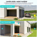 Set 3 Camere De Supraveghere Video Dubla, 2x4 MP, 4X Zoom, Leduri Lumina, Senzor Miscare Trendysale.ro