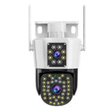 Set 3 Camere Duala WiFi Jortan 6MP, Full HD 4K, Alarma si Detectare Umana 3 Carduri 32G Trendysale.ro