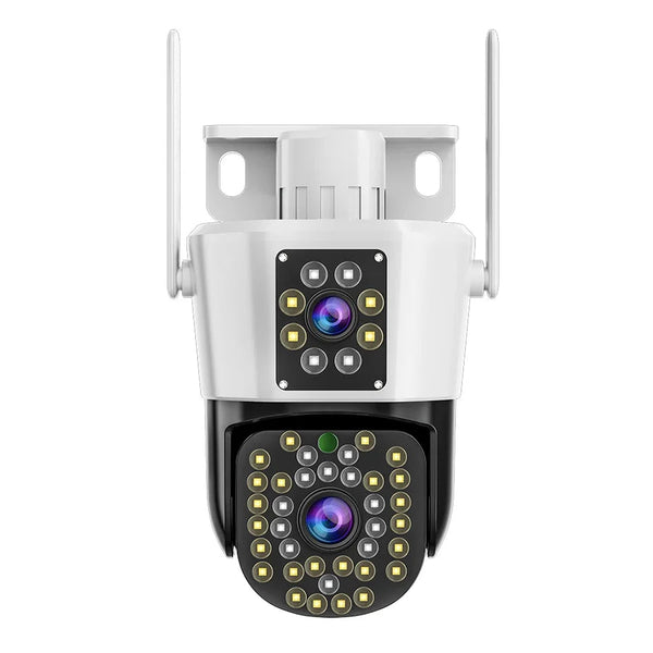 Set 3 Camere Duala WiFi Jortan 6MP, Full HD 4K, Alarma si Detectare Umana 3 Carduri 32G Trendysale.ro