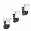 Set 3 Camere Duala WiFi Jortan 6MP, Full HD 4K, Alarma si Detectare Umana Trendysale.ro