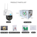 Set 3 Camere Securitate 4G si LAN Dasgut V380 Pro, 3.0MP, Panoramica, 220V + 3 carduri de memorie Trendysale.ro