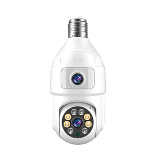 Set 3 Camere Smart Tip Bec WiFi – 4MP + 4MP, Supraveghere Panoramică cu Detecție Mișcare (Copy) Trendysale.ro