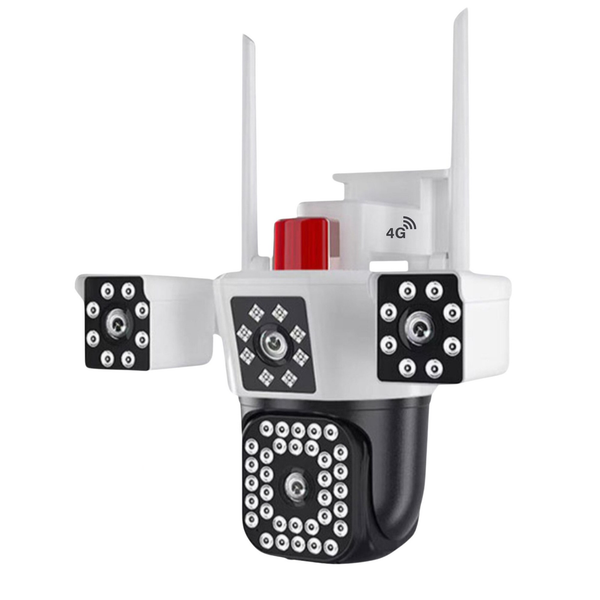 Set 3 Camere Supraveghere 4G Sentinel Pro, 2 in 1, Full HD, 360°, IP66 Trendysale.ro
