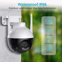 Set 3 Camere Supraveghere WiFi 5MP, PTZ 360°, Viziune Nocturnă Color, IP66 + 3 Card 32GB Trendysale.ro