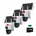 Set 3 Camere de Supraveghere Solara cu Dubla Lentila, 4G SIM, Dasgut, 2x3MP + Card 32GB Trendysale.ro