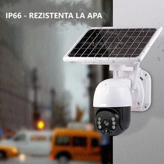 Set 3 Camere de supraveghere exterior 4G 1080HD, IP60, panou solar, vedere nocturna Trendysale.ro